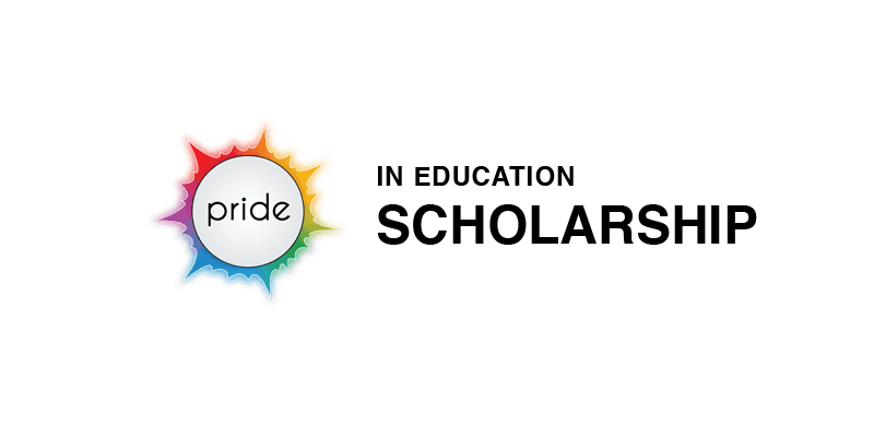 Pride in Education scholarship logo